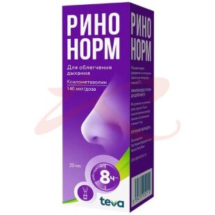 Изображение Ринонорм спрей назальный дозированный 140мкг/доза 20мл Ринонорм спрей назальный дозированный 140мкг/доза 20мл. Фото