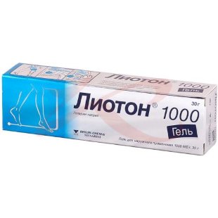 Изображение Лиотон 1000 гель для наружного применения 1000ме/г 30г Лиотон 1000 гель для наружного применения 1000ме/г 30г. Фото